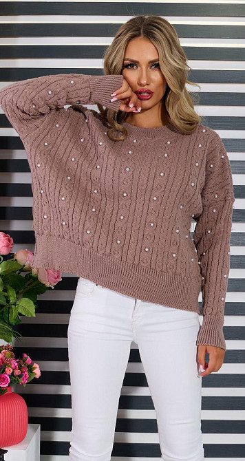 Светр з перлинами (46-48) Київ - фото 2