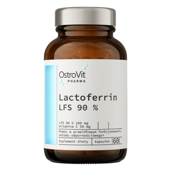 Лактоферин OstroVit Pharma Lactoferrin LFS 90% 60 caps Луцьк - фото 1