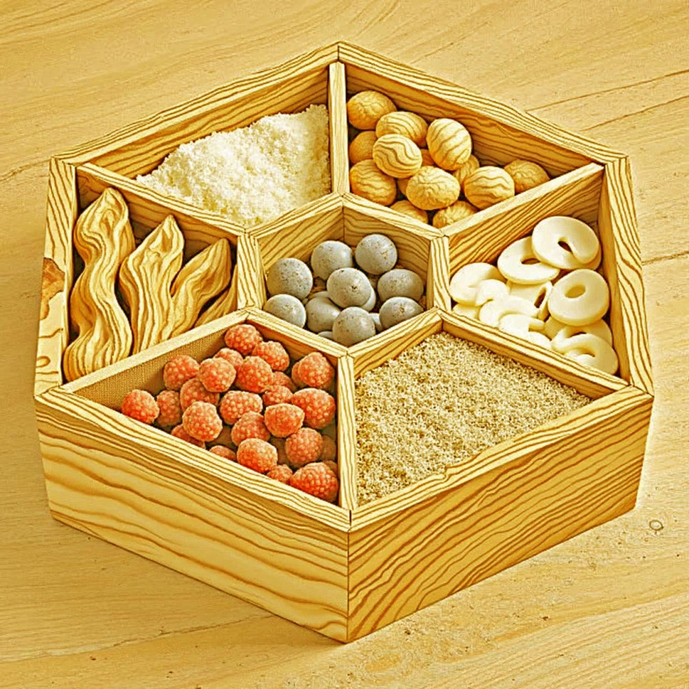 Менажница деревянная 