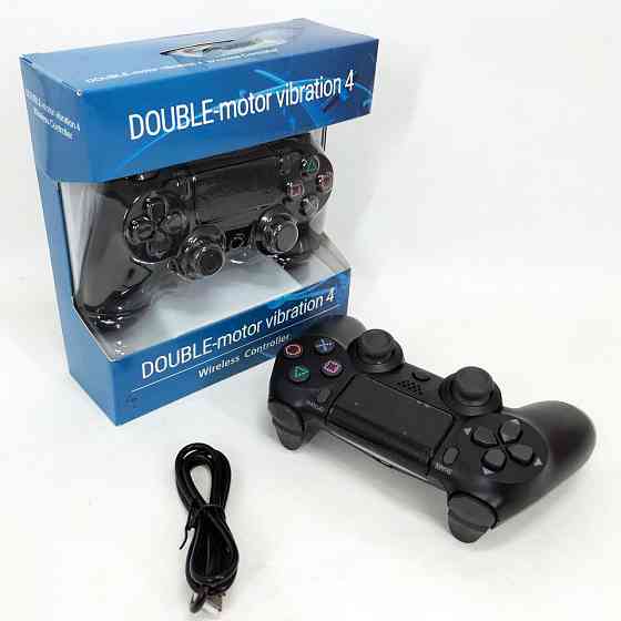 Джойстик DOUBLESHOCK для PS 4, игровой беспроводной геймпад PS4/PC аккумуляторный джойстик. Цвет: черный SY-16 Киев
