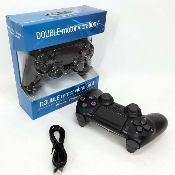Джойстик DOUBLESHOCK для PS 4, игровой беспроводной геймпад PS4/PC аккумуляторный джойстик. Цвет: черный SY-16 Киев - изображение 4