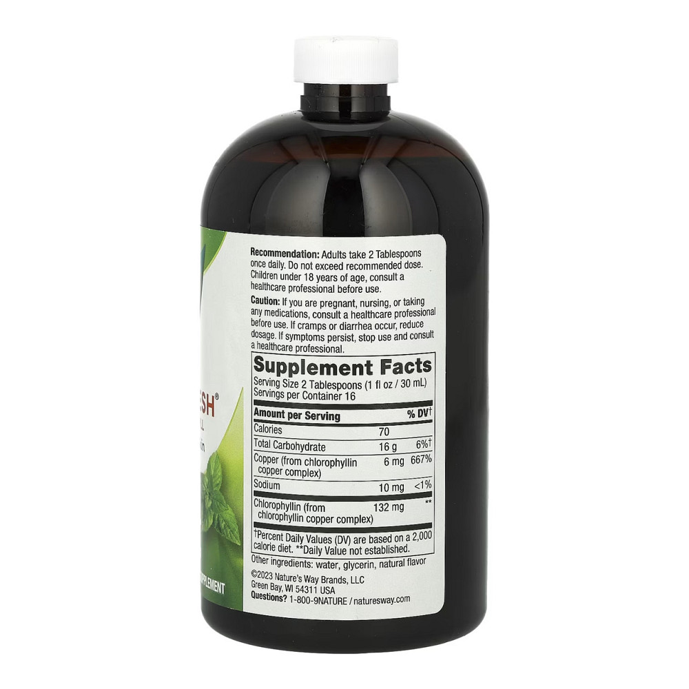 Хлорофилл Natures Way Chlorofresh® Liquid 480 мл мята Киев - изображение 4