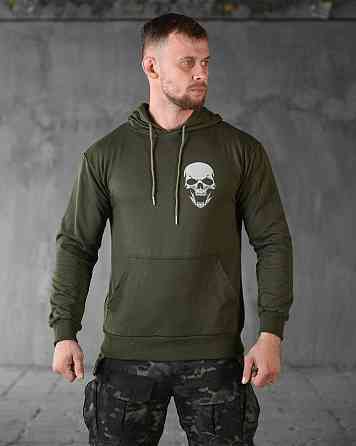 Худи maklin   олива череп   НП4892 Одесса