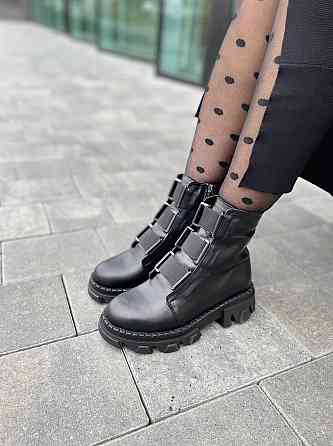 Olli Черевики жіночі OLLI K-227-Астра чорні (весна-осінь, шкіра натуральна) (4836) 39 Коломыя