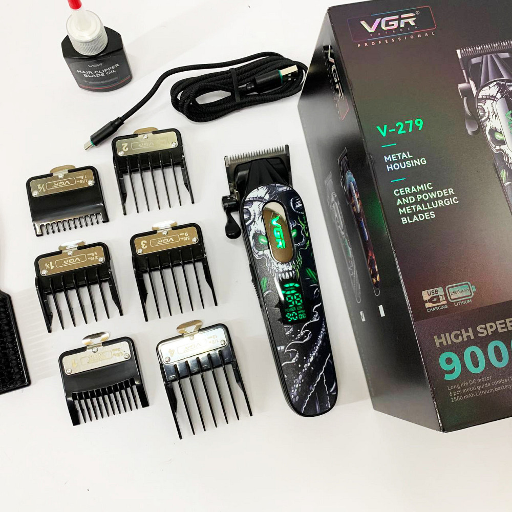 Бездротові машинки для стрижки, Тример для бороди від батарейок, професійна, Підстригальна машинка IF-49 Київ - фото 8