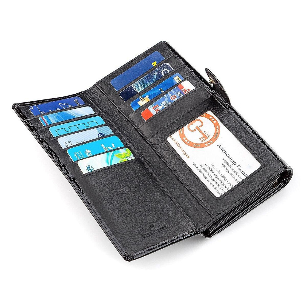 Кошелек женский ST Leather 18433 (S9001A) надежный Черный Киев - изображение 5