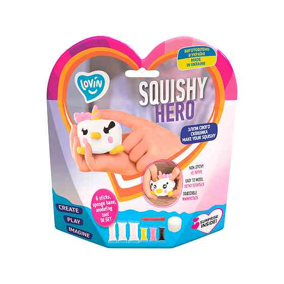 Squishy Teency-Weensy ТМ Lovin Набір для ліплення з повітряним пластиліном, шт Киев
