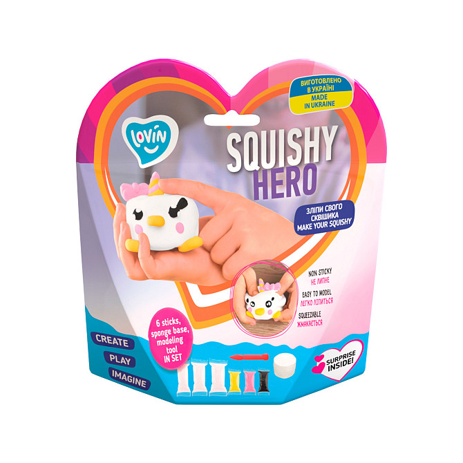 Squishy Teency-Weensy ТМ Lovin Набір для ліплення з повітряним пластиліном, шт Киев - изображение 1