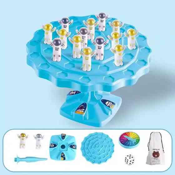 Настільна гра баланс на платформі "Астронавти" дитяча, розважальна, логічна на координацію для дітей Кам'янець-Подільський