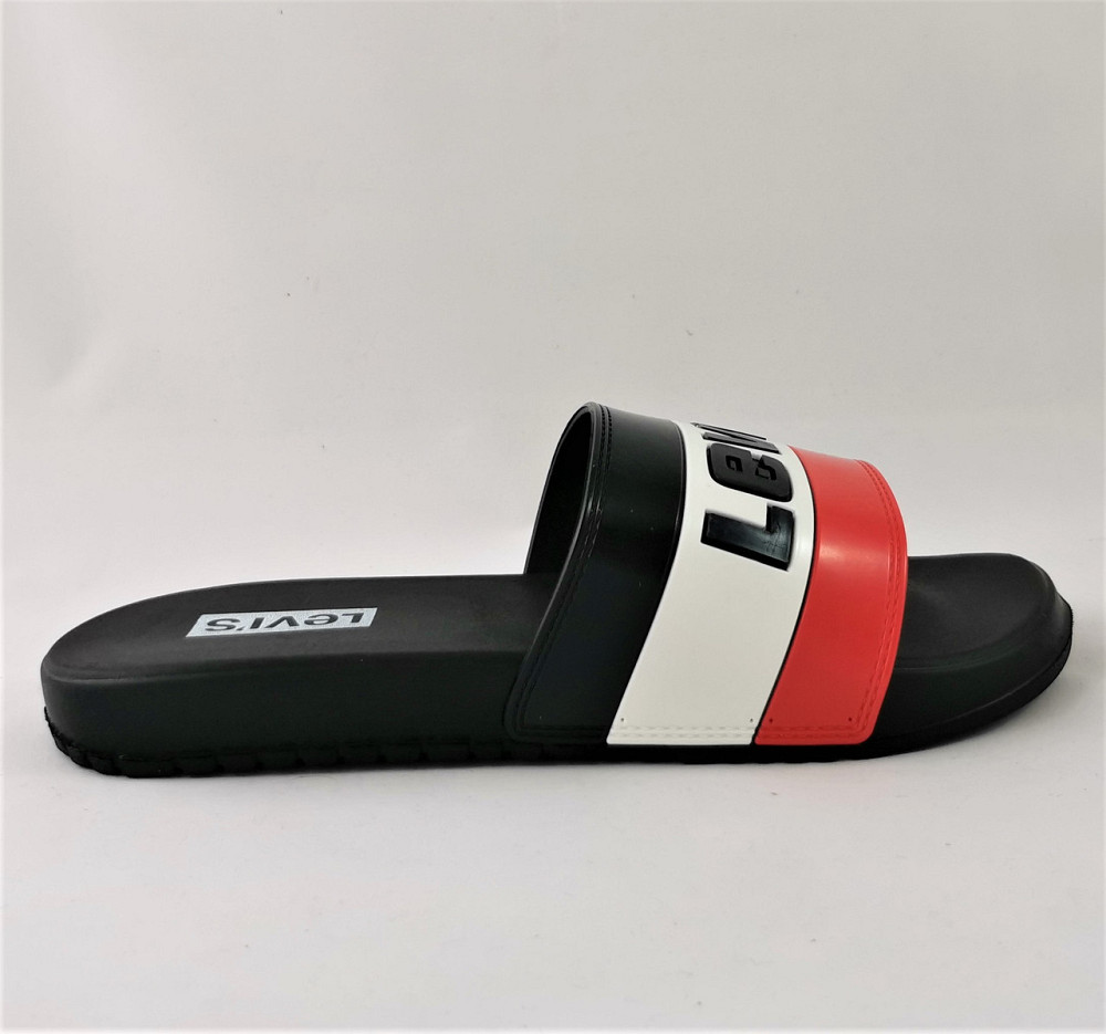 Шльопанці Тапочки LEVIS Сланці Ливайс Чорні Чоловічі (розміри: 41,42,43) Дніпро - фото 5