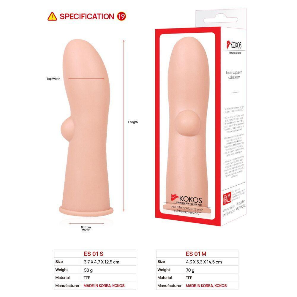 Насадка на член Kokos Extreme Sleeve ES.01 розмір S Sex Aura Київ - фото 4