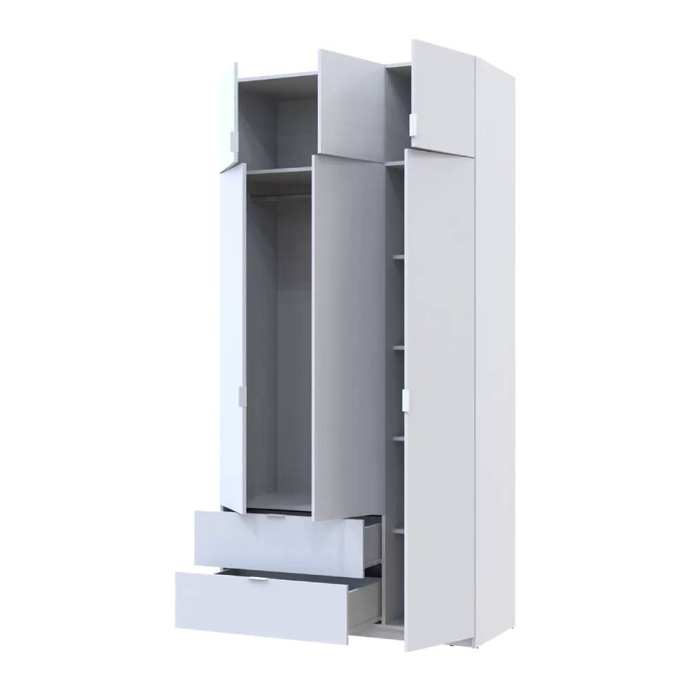 Шкаф для одежды Doros Лукас Белый 3ДСП 120х50х240 DRS-011649 (80737796) Львов - изображение 3