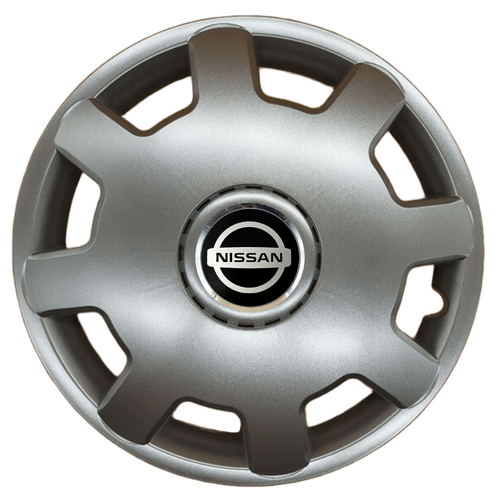Автомобильные модельные колпаки R13 Nissan 105 4шт, SJS, серебристые Киев - изображение 1