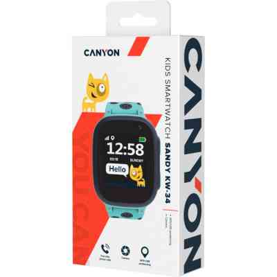Смарт-годинник Canyon CNE-KW34BL Kids smartwatch Sandy, Blue (CNE-KW34BL) Вінниця