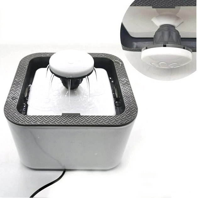 Автоматична напувалка - фонтан для тварин Pet Water FOUNTAIN 2,5 л, живлення від USB, три способи подачі води Одеса - фото 9