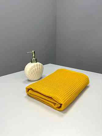 Вафельний рушник Ideal Textile 70х140 см 240 г/м2 (56860827) Гірчичний Чернівці