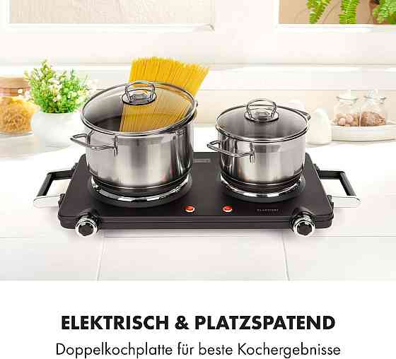 Електрична подвійна варильна плита Klarstein Cookorama, 2250 Вт з Німеччини Дніпро