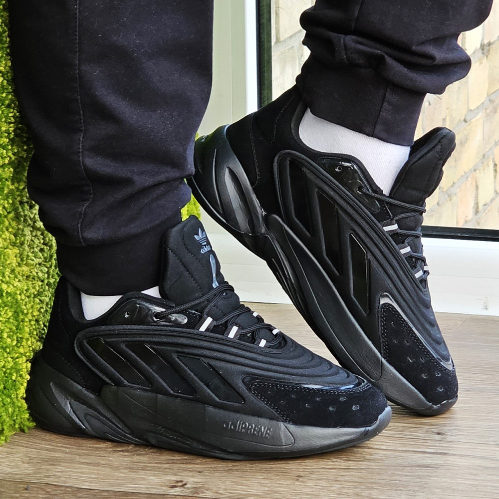 Кроссовки Мужские Adidas Ozelia Чёрные Адидас с Амортизацией Для Бега (размеры: 41,42,43,44,45) - 37-4 Днепр - изображение 8
