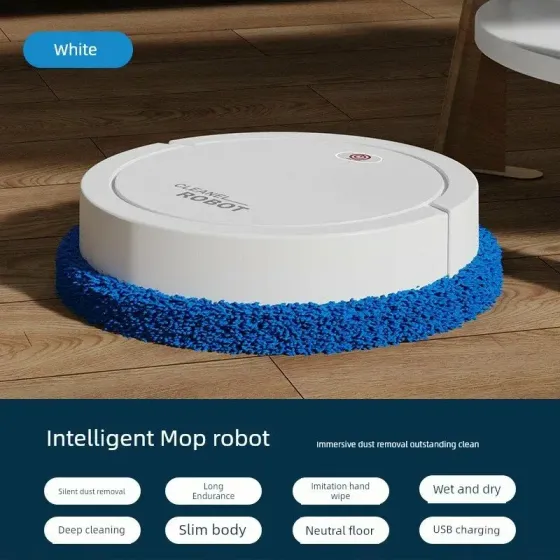 Робот-пылесос для влажной и сухой уборки / Пылесос-робот круглый аккумуляторный XM12 Коломыя