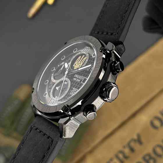 Awarder 016 Тризуб золото All Black Киев