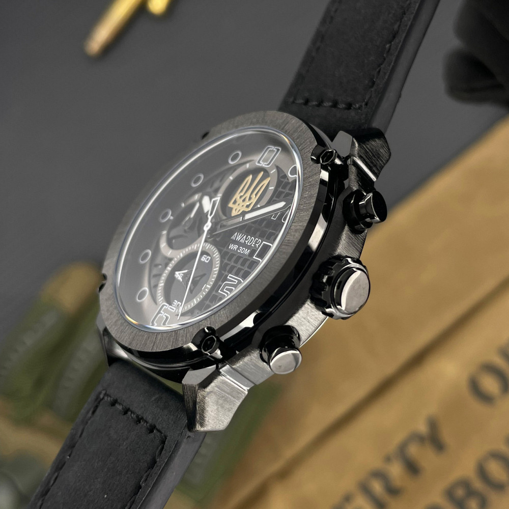 Awarder 016 Тризуб золото All Black Киев - изображение 4