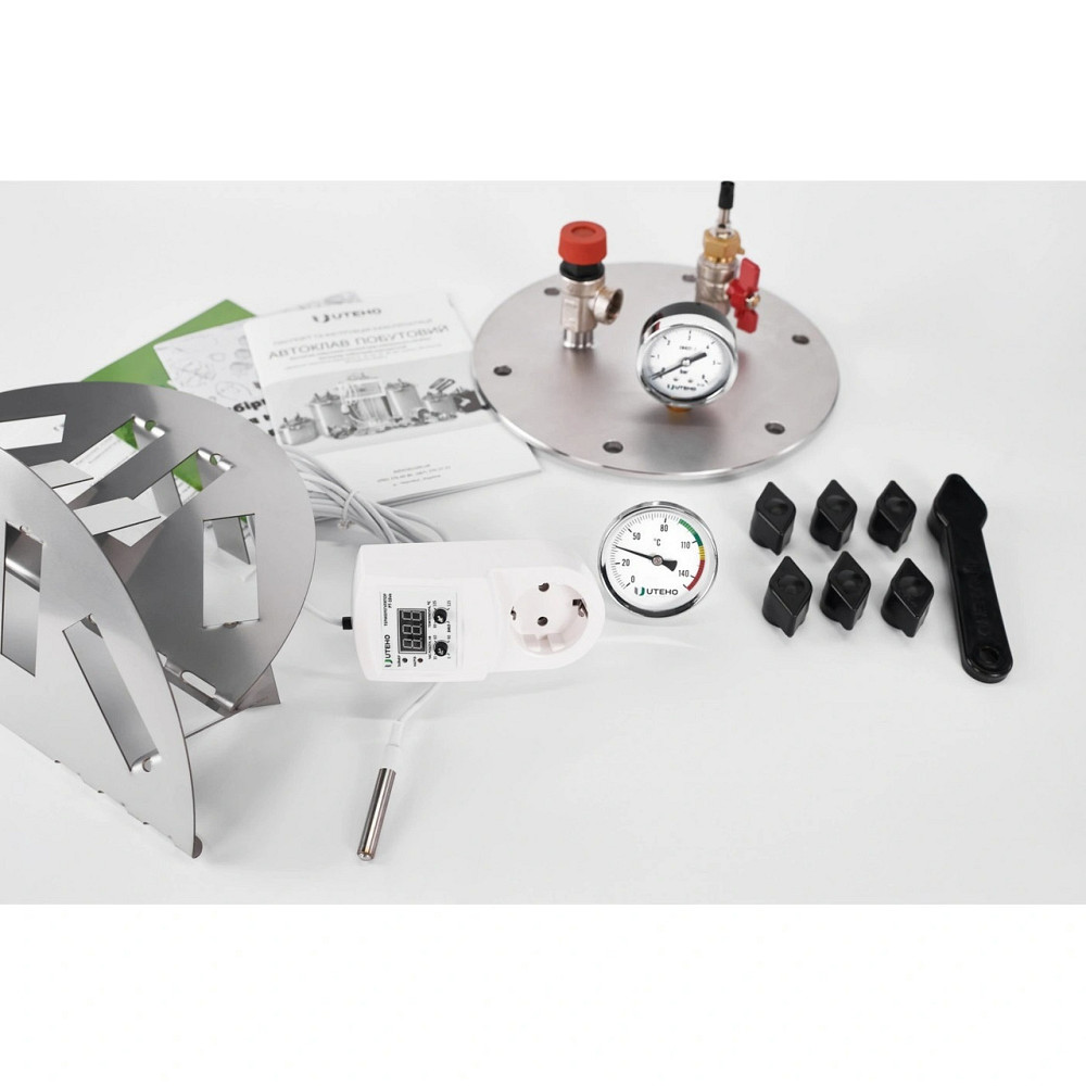 Автоклав бытовой А40 electro, универсальный на 40 банок, электрический из нержавеющей стали Киев - изображение 3