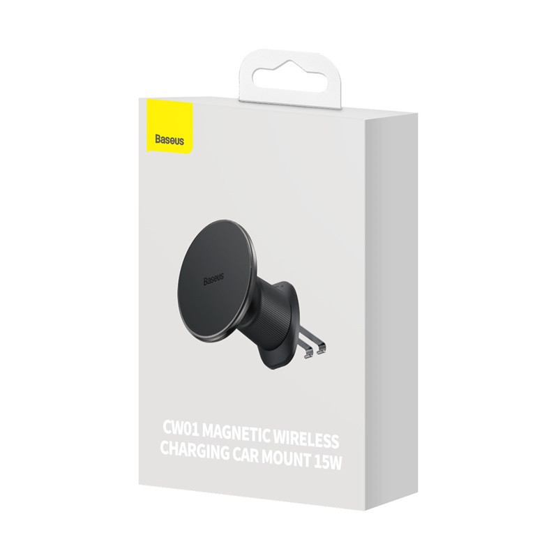 Автотримач для телефона з БЗП Baseus CW01 Magnetic Wireless Charging Car Mount Air Vent Version 15W Cluster Одеса - фото 2