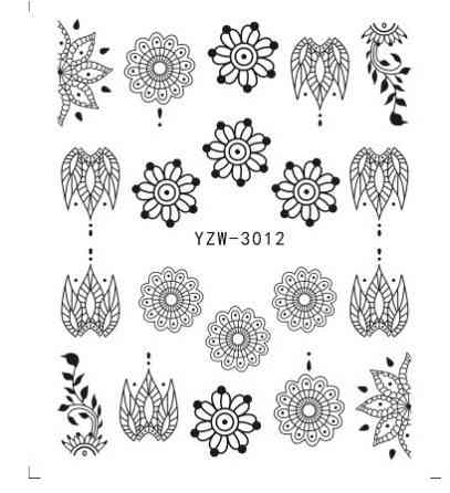 Наклейки для нігтів YZW-3012 Київ