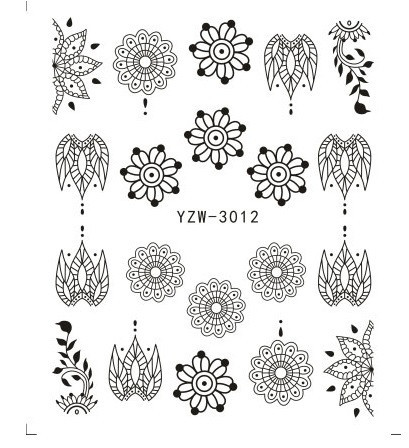 Наклейки для нігтів YZW-3012 Київ - фото 1