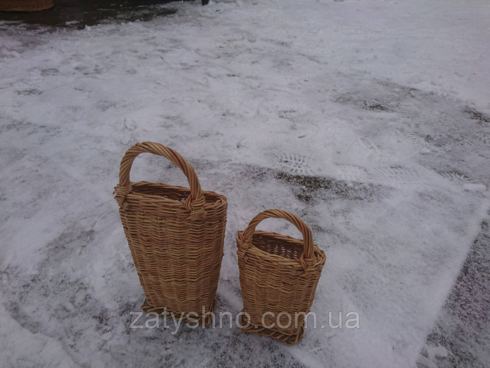 Набор маленьких плетеных корзинок Киев - изображение 6