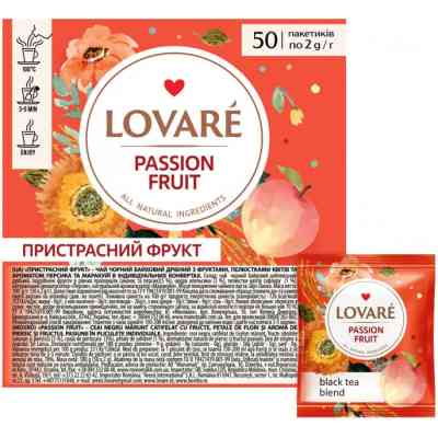 Чай Lovare &quot;Passion fruit&quot; 50х2 г (lv.72151) Вінниця
