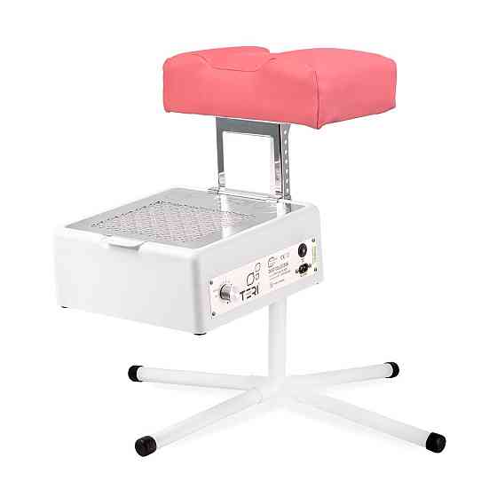 Педикюрная подставка для настольных вытяжек Teri с розовым верхом Киев