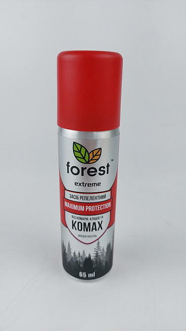 Спрей-репелент "Forest Extreme" від усіх комах, що літають і повзають, TM "FOREST", 65 мл (1 шт.) Харків - фото 2