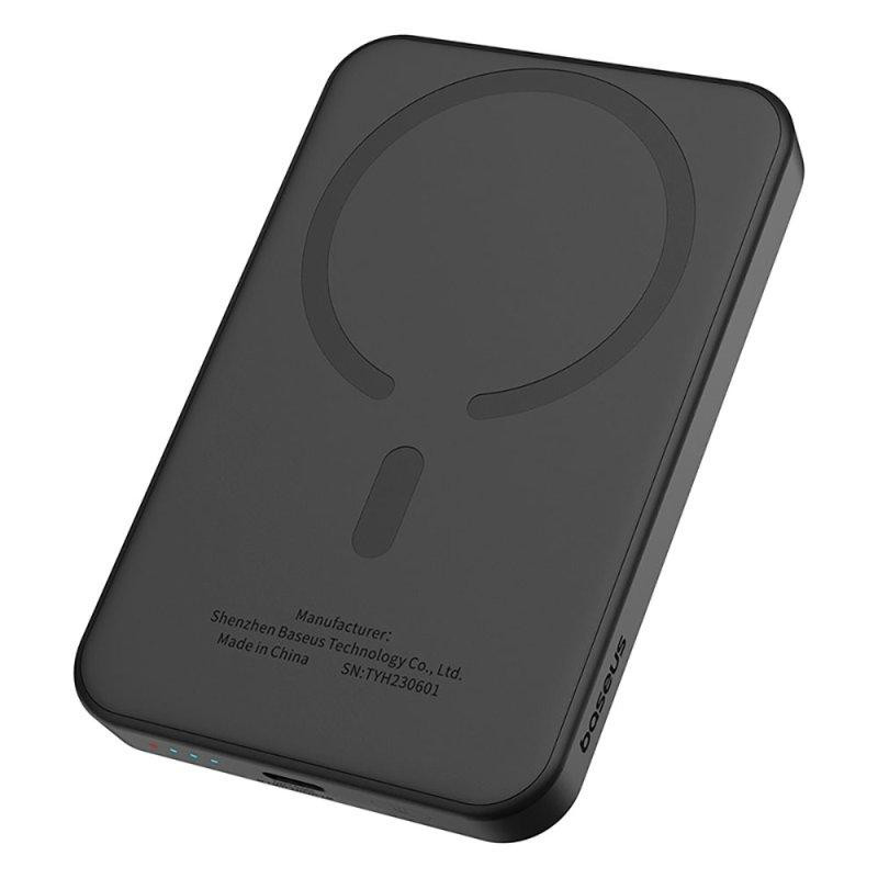 Павербанк 5000 mAh Baseus Mini 20W P10022107113 быстрая зарядка магнитная беспроводная зарядка power bank повербанк Одесса - изображение 6
