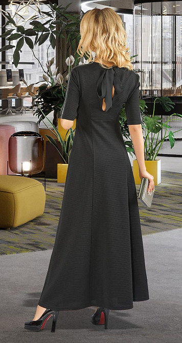 Длинное платье с лампасами (42) Киев - изображение 5