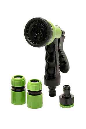 MASTERTOOL Набір для поливу MASTERTOOL SOFT LINE 4 шт (пістолет 8 режимів/адаптер ½" ВР-¾" ВР/к Киев