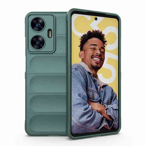 Чохол для смартфона Cosmic Magic Shield for Realme C55 Dark Green Киев