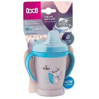 Поильник-непроливайка Lovi Indian Summer Junior 250 мл Голубой (35/346boy) Винница