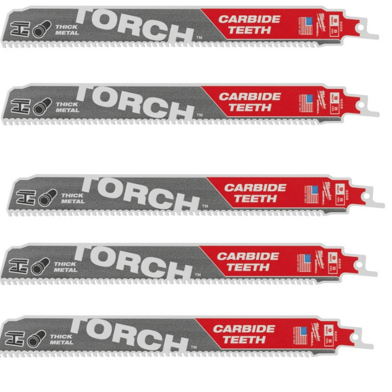 Полотно для шабельних пил TORCH CARBIDE MILWAUKEE, 230х3,1 мм, (5 шт.) Одеса - фото 1