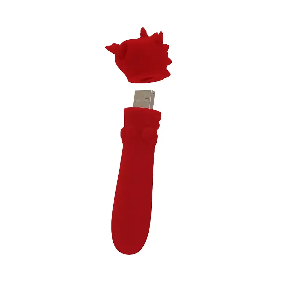 Вибратор-единорожка Unihorn USB Bullet – Blaze Diablo вибропуля, USB-зарядка, 10 режимов Львов - изображение 2