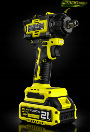 Гайковерт акумуляторний ударний 650Нм Toolme (Польща) Київ