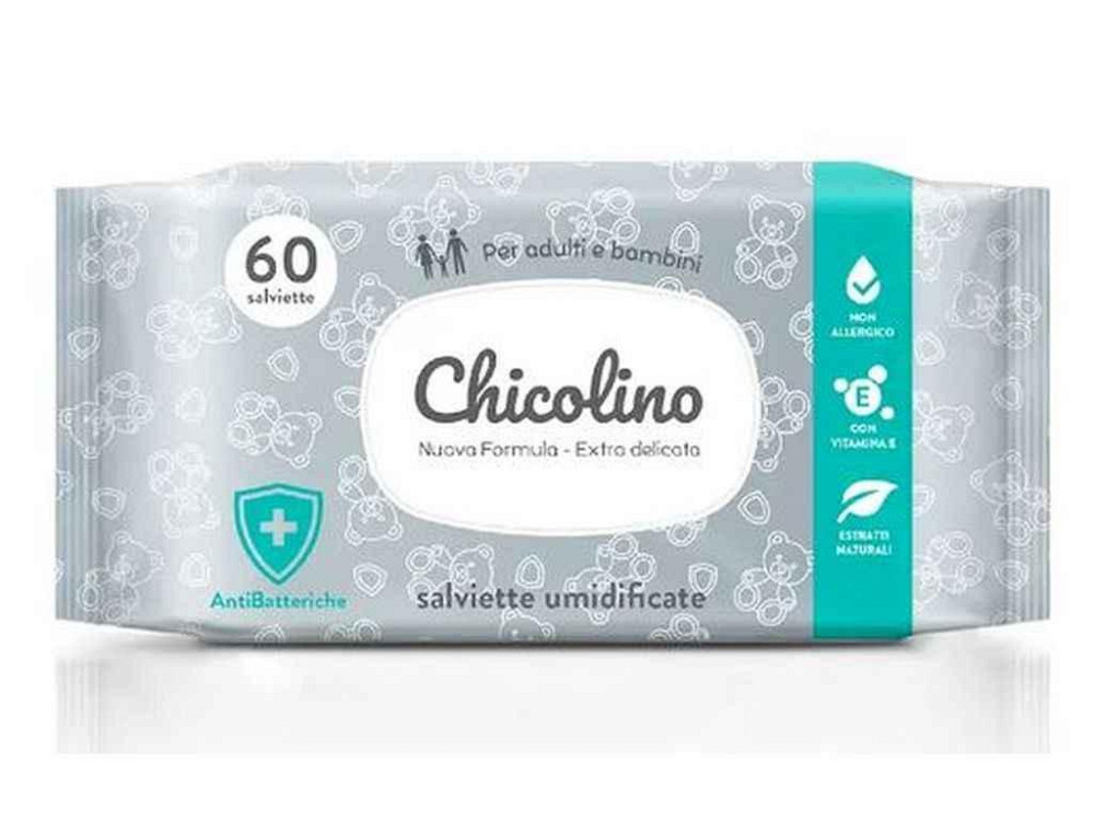 Серветки вологі антибактеріальна 60шт ТМ Chicolino Solmir Київ - фото 1