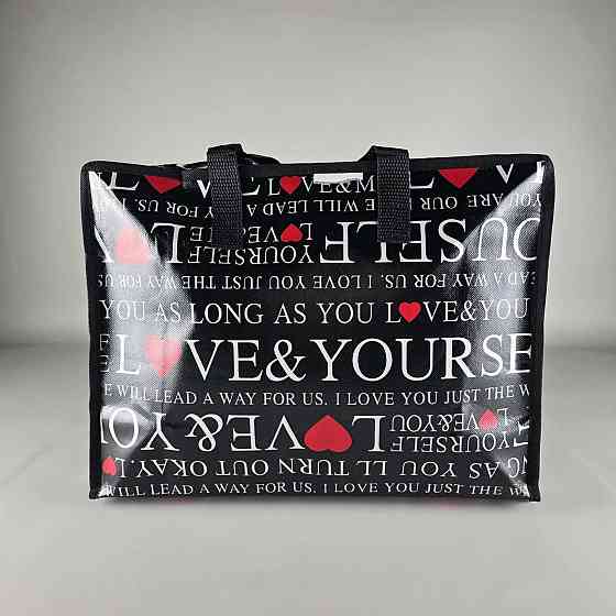 Сумка господарська, поліпропіленова, з кольоровим малюнком No1 Кольорова (38x34x18) (1 шт.) Харків