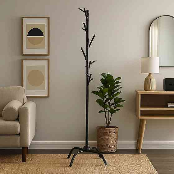 Вешалка для одежды высота 174 см металлическая,черная Каменец-Подольский