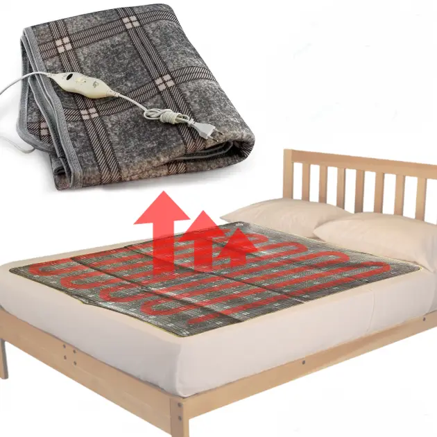 Простирадло електричне Electric Blanket 150х160см  PD 2 режиму нагрівання Одеса - фото 10