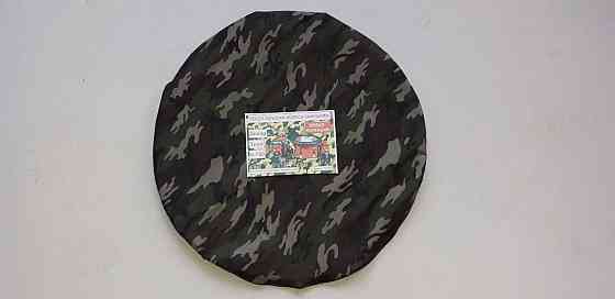 Чохол захисний на запаску ДНІПРО, К-750, УРАЛ (щільний шкірвініл з відбитком, кант, ХАКІ) IGR Киев