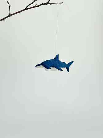 Мягкая фетровая игрушка акула-молот ручной работы – безопасная развивающая игрушка Киев