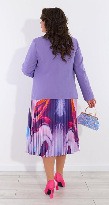 Ошатний костюм із платтям плісе (52) Київ - фото 6