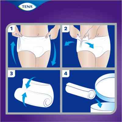 Подгузники для взрослых Tena Pants Plus Night трусы ночные Размер Medium 12 шт (7322540839913) Винница