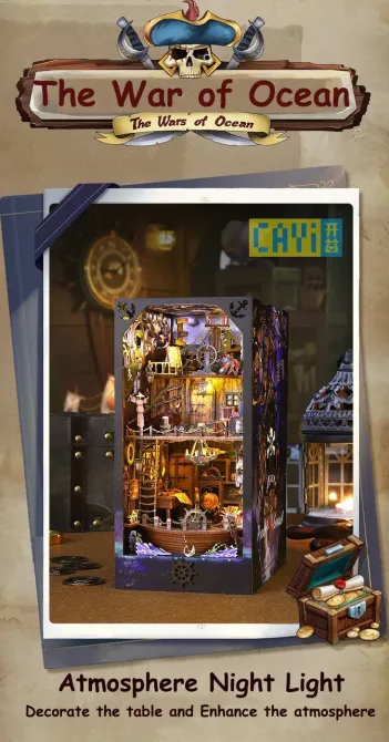 3D Румбокс DIY Бук Нук Aden Аденське піратство врімалі (JTSL-16A) Київ - фото 6